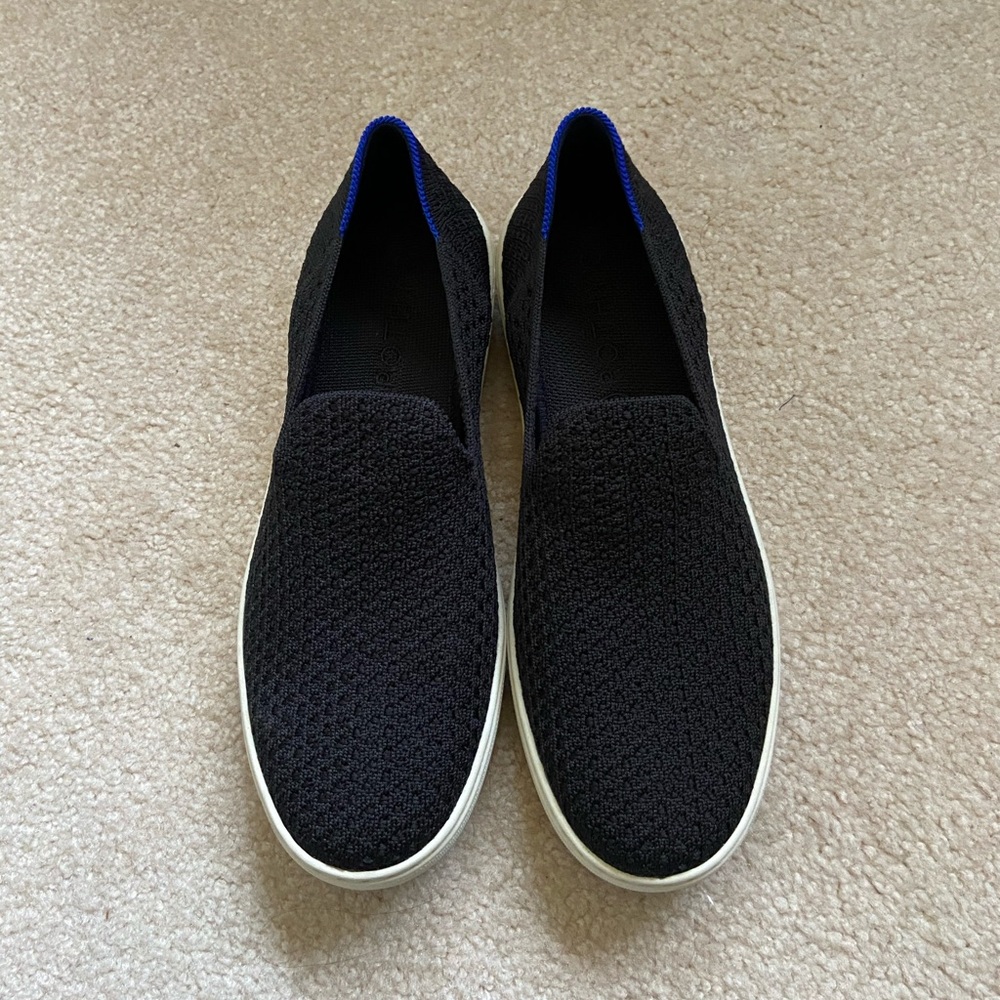 Rothys black slip on sneakers